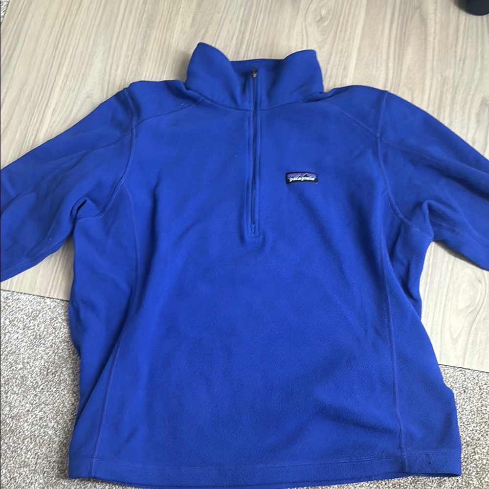Patagonia Kids Blue Fleece 1/4 Zip